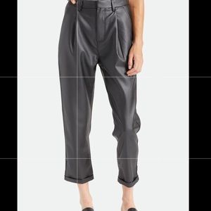 New with tags brixton leather pants